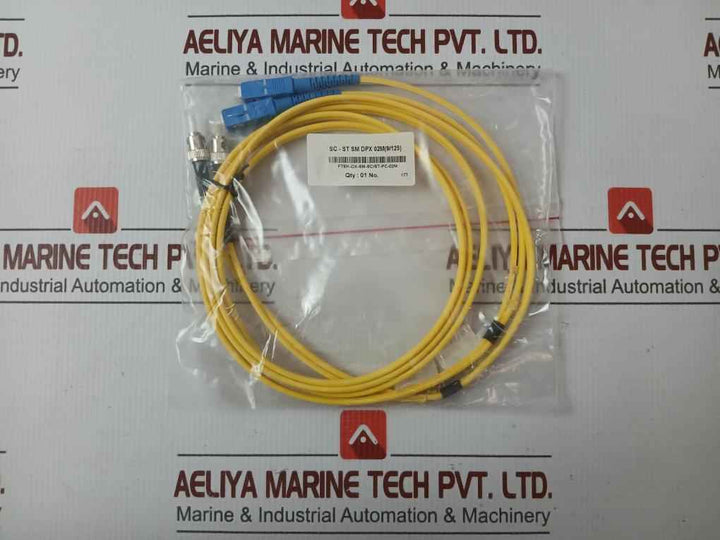 Sc-st Sm Dpx 02M (9/125) Fiber Optic Patch Cable Set Ftek-dx-sm-sc/St-pc-02M