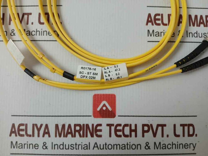 Sc-st Sm Dpx 02M (9/125) Fiber Optic Patch Cable Set Ftek-dx-sm-sc/St-pc-02M