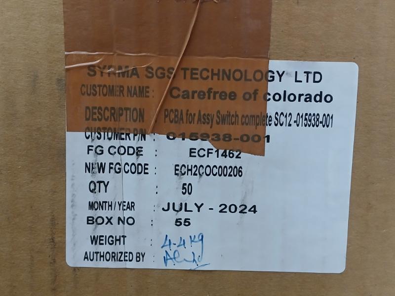 Sc12-015938-001 Syrma Sgs Technology Single-touch Switch