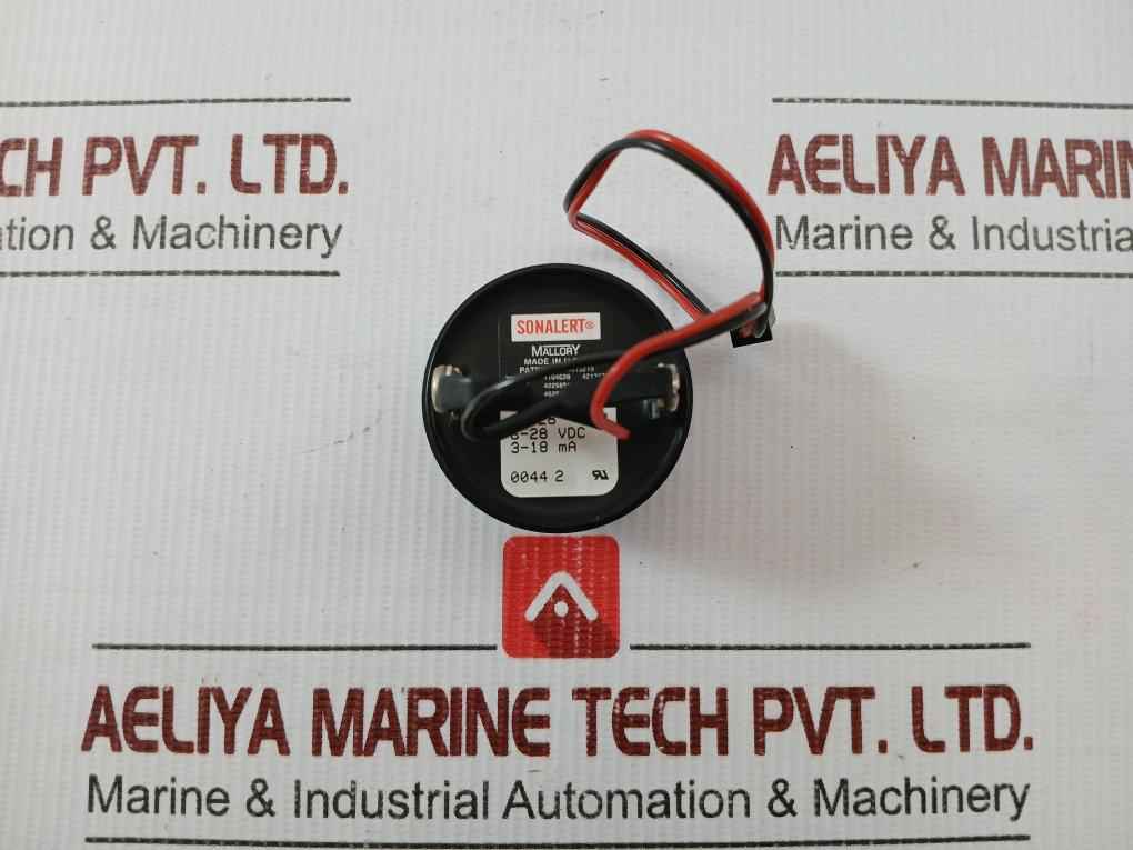 Sc628 Alarm Buzzer 6–28V Dc Mallory Sonalert