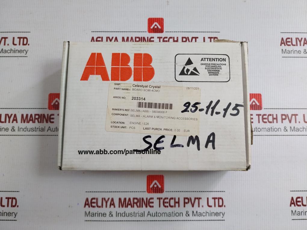 Sc86-4Cmo Terminal Block Board Abb