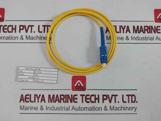 Sc 9/125 1 Meter Fiber Pig Tail Sm Patch Cord Cable New