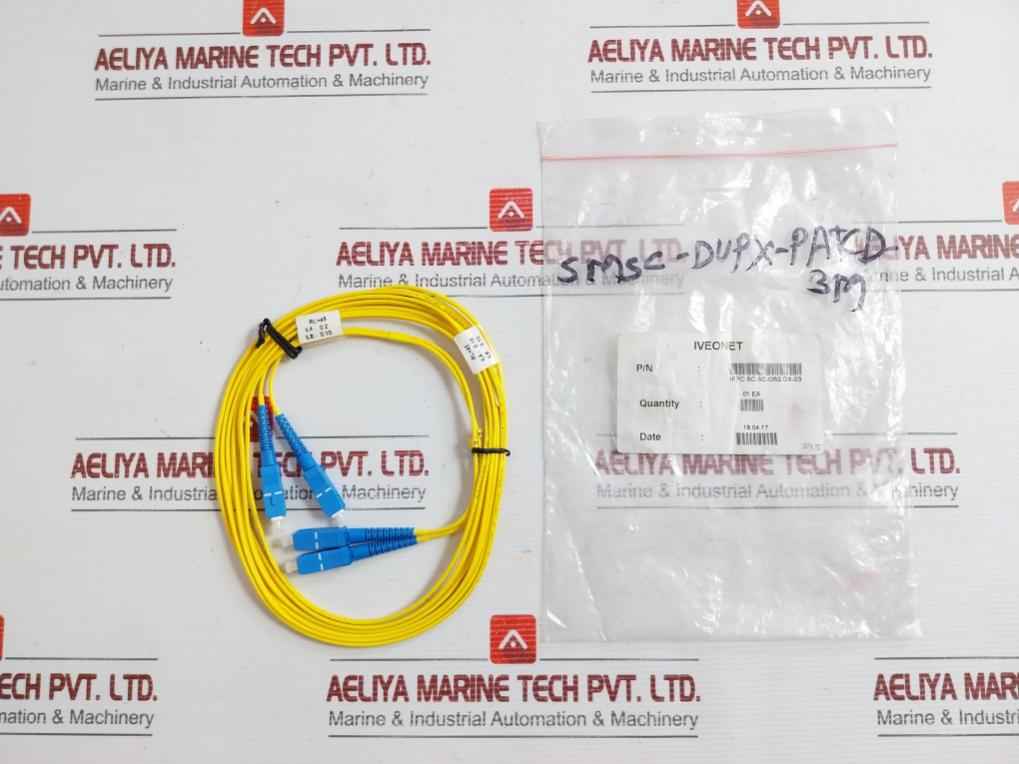 Sc Single Mode Fiber Patch Cord Cable Duplex Ifpc-sc-sc-os2-dx-03 9/125 Iveonet