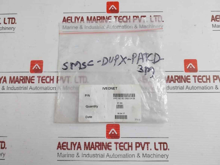 Sc Single Mode Fiber Patch Cord Cable Duplex Ifpc-sc-sc-os2-dx-03 9/125 Iveonet