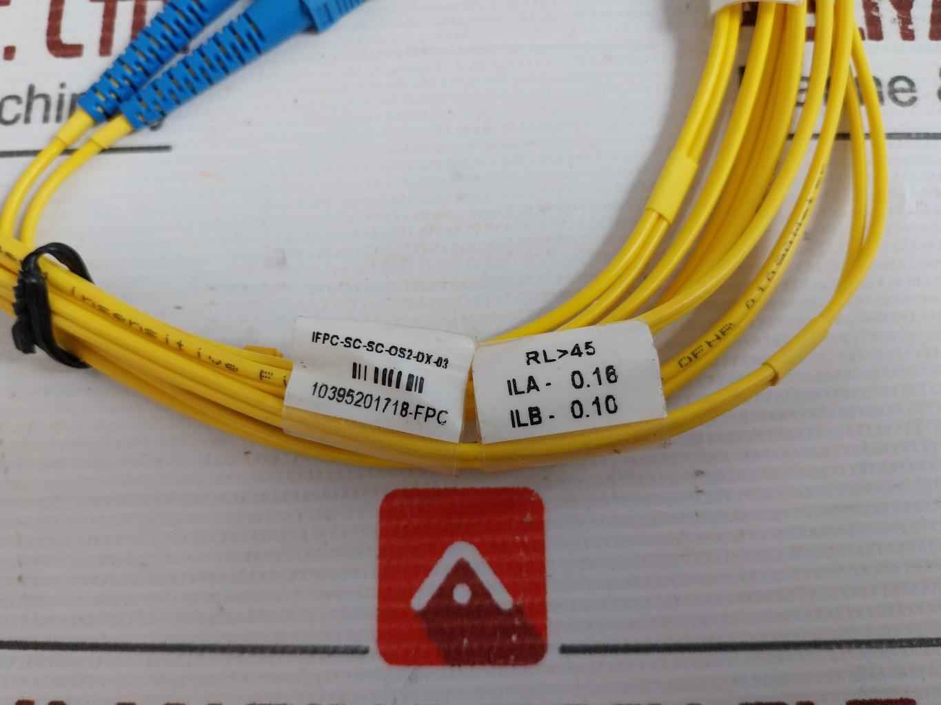 Sc Single Mode Fiber Patch Cord Cable Duplex Ifpc-sc-sc-os2-dx-03 9/125 Iveonet