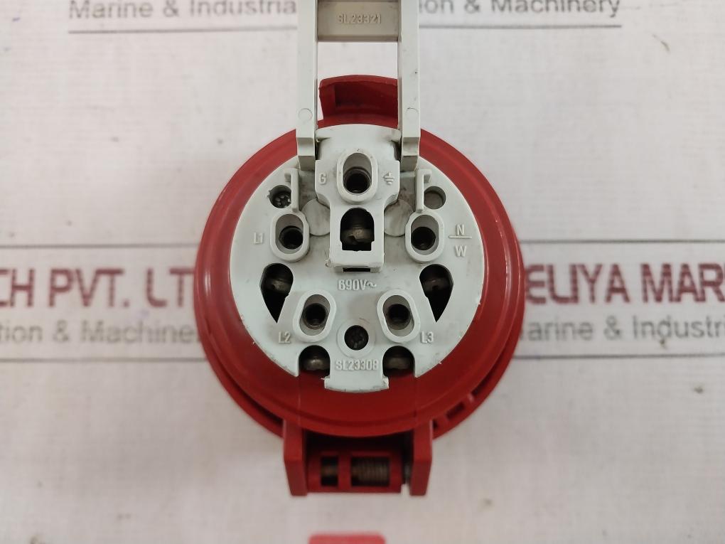 Scame 316.1647 Cee Socket Connector Sl23308 Sl23321 16A-6H/346÷415V