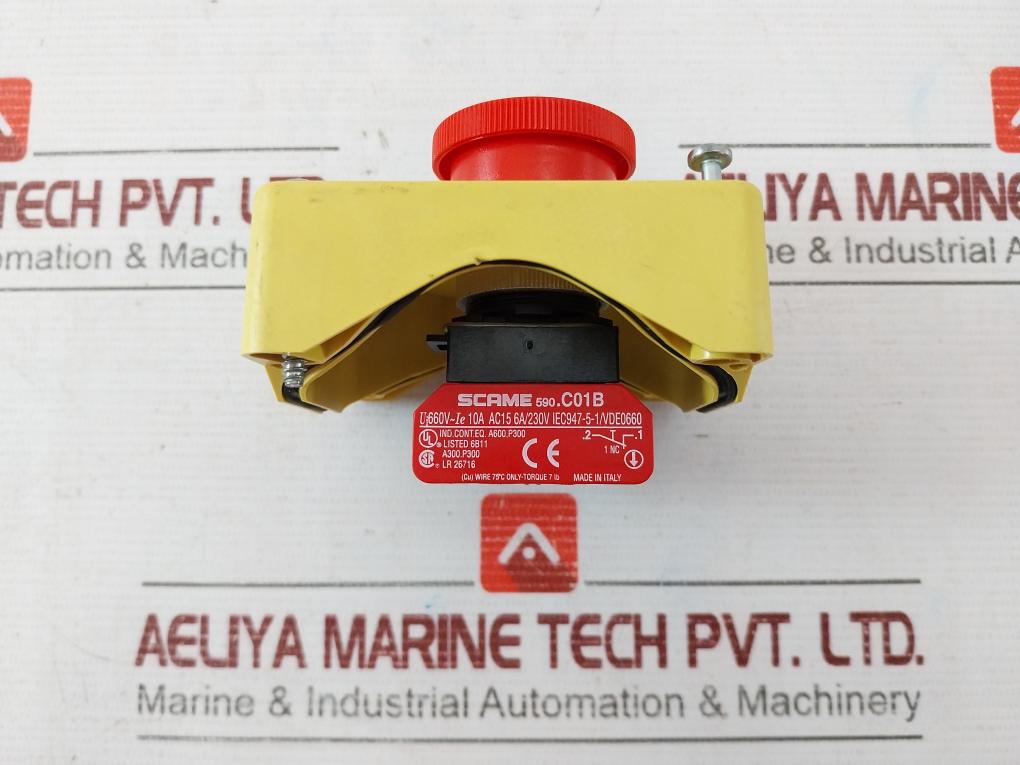 Scame 590.C10B Switch Disconnector Iec947-5-1/Vde0660 Ac15 6A/230V