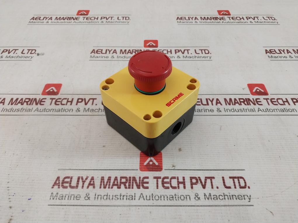Scame 590.Pl004001 Emergency Push Button Contact 16A 690V 600V Ac Iec 947-5-1