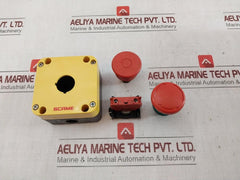 Scame 590.Sc250 Mushroom Head Operator Stop Push Button Switch 600V Ac Max