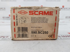 Scame 590.Sc250 Mushroom Head Operator Stop Push Button Switch 600V Ac Max