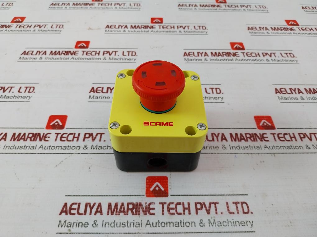 Scame 590.pr01r4s Emergency Push Button 16a 690v 50-60hz Dc13 0.25a-220v