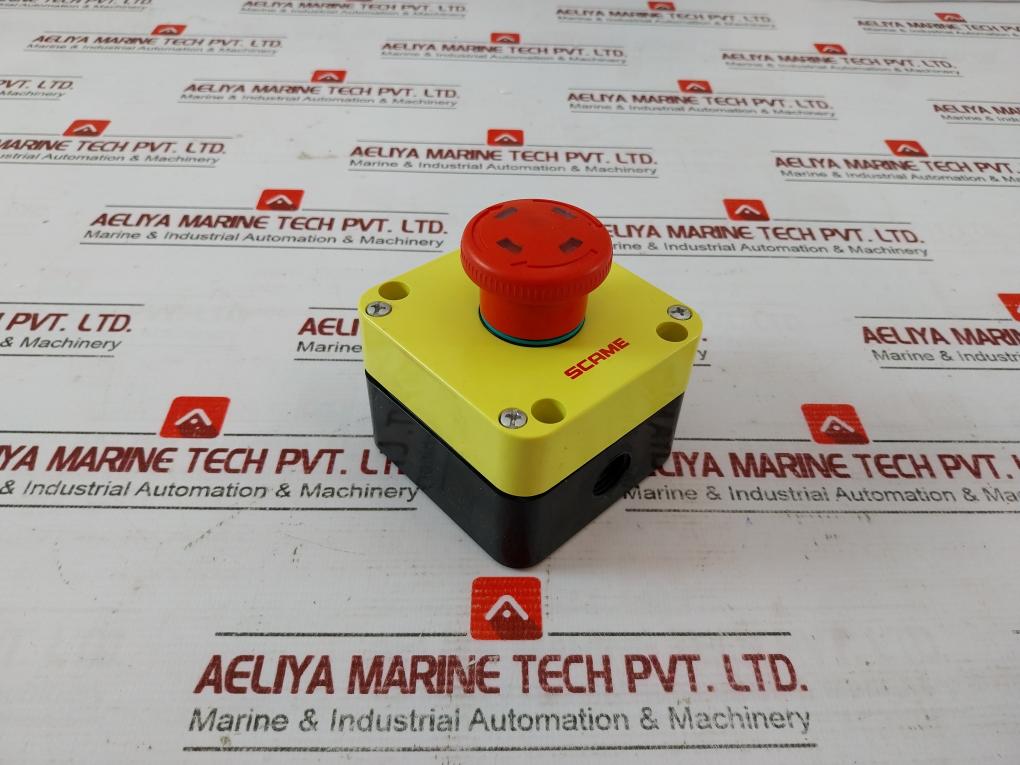 Scame 590.pr01r4s Emergency Push Button 16a 690v 50-60hz Dc13 0.25a-220v