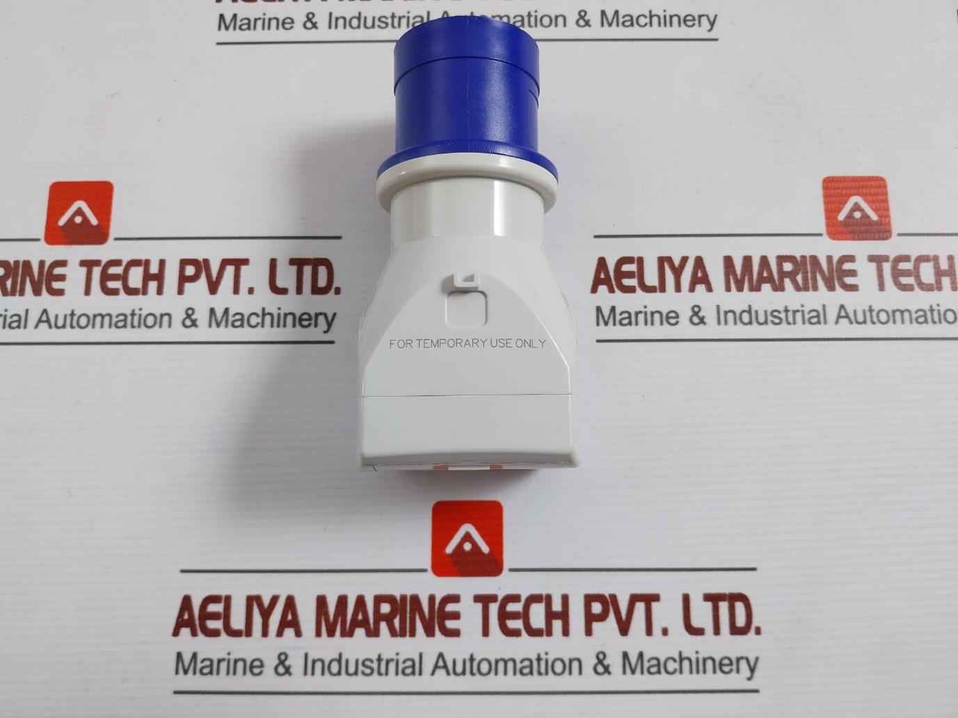 Scame 610.375 Industrial Power Connector Adapter Plug, Socket 13A-6H/250V