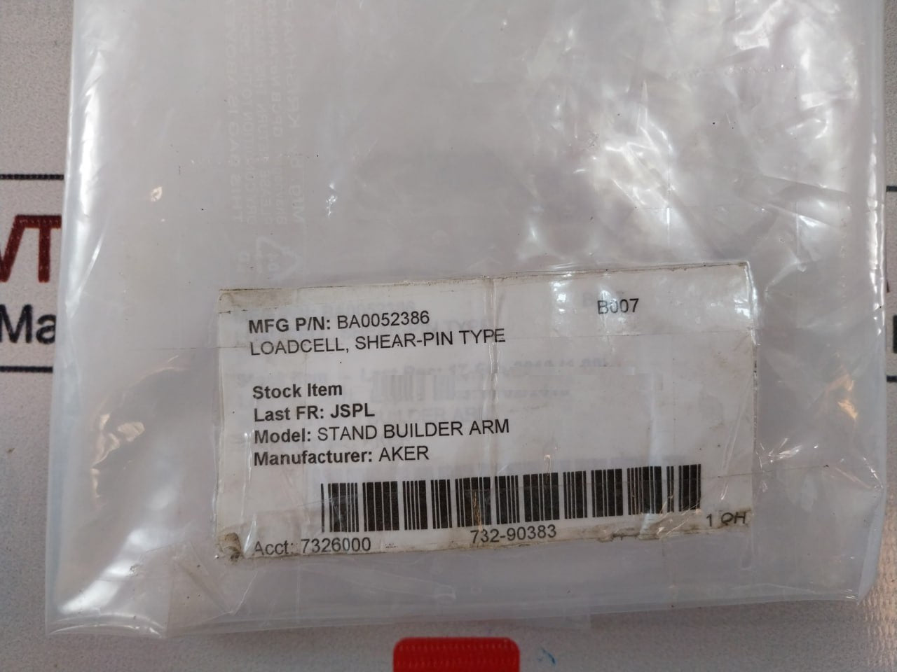 Scan Sense Ls-3010-sp Shear-pin Type Load Cell Ba0052386 4-20 Ma 28V 0.65W