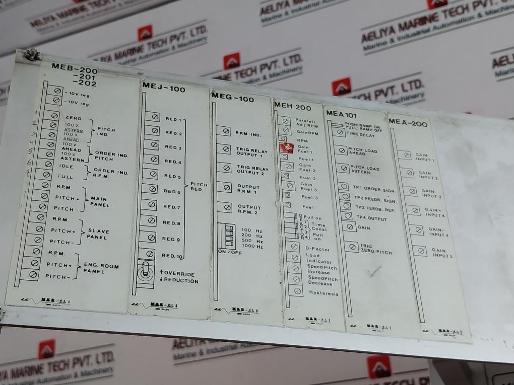 Scana Mar-el, Meb-200-201-202,Mej-100,Meg-100,Meh-200,Mea-101,Mea-200 Rack