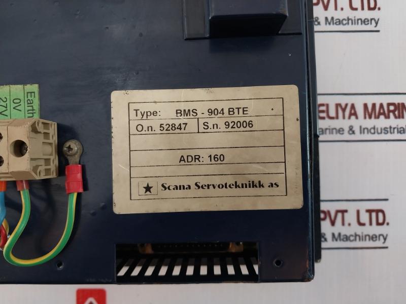 Scana Servoteknikk Bms-904 Bte Fire Alarm Panel 27V