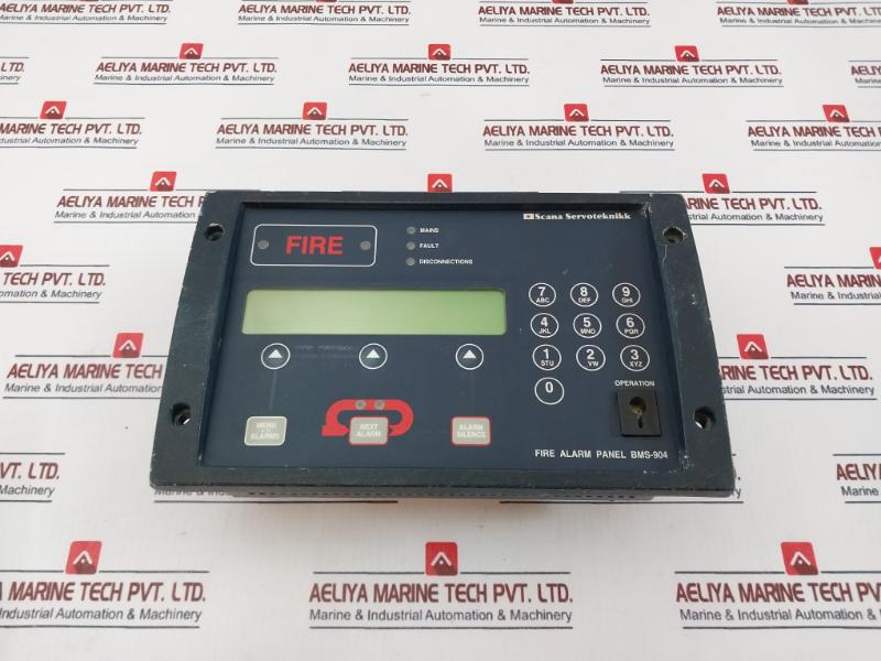 Scana Servoteknikk Bms-904 Bte Fire Alarm Panel 27V