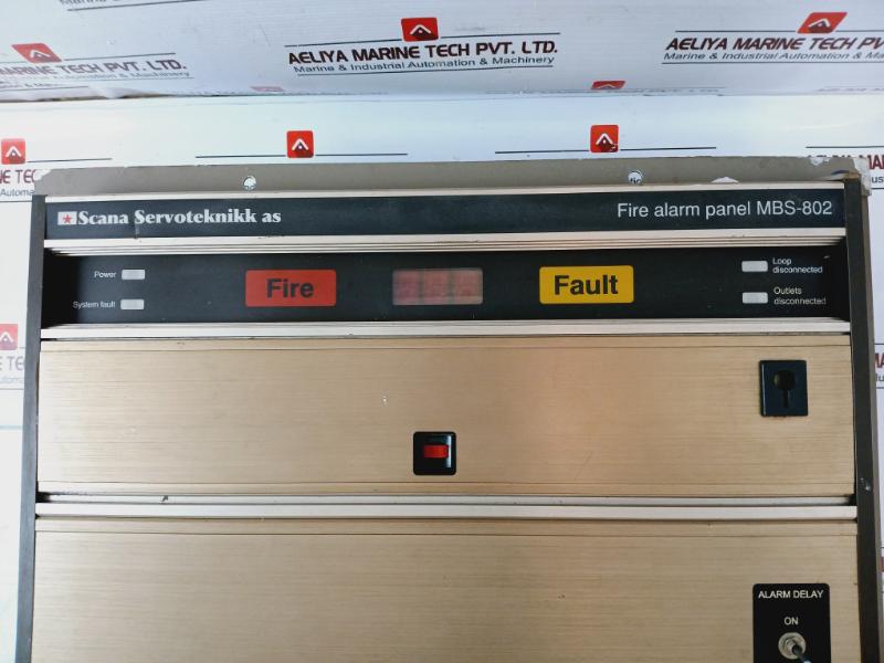 Scana Servoteknikk Mbs-802 Fire Alarm Panel 230V 50/60Hz 2A