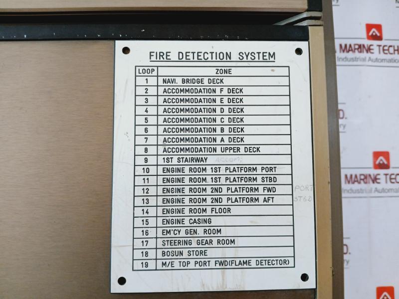 Scana Servoteknikk Mbs-802 Fire Alarm Panel 230V 50/60Hz 2A