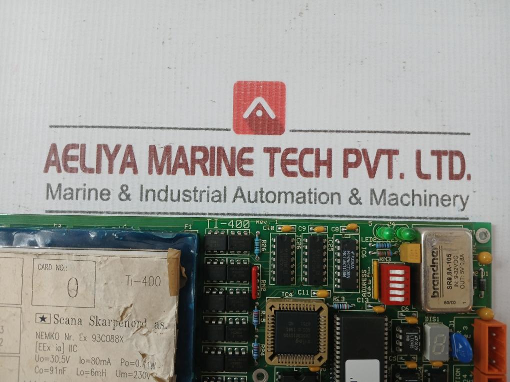Scana Skarpenord Monitoring Control Pcb Module Ti-400 Output 30.5V