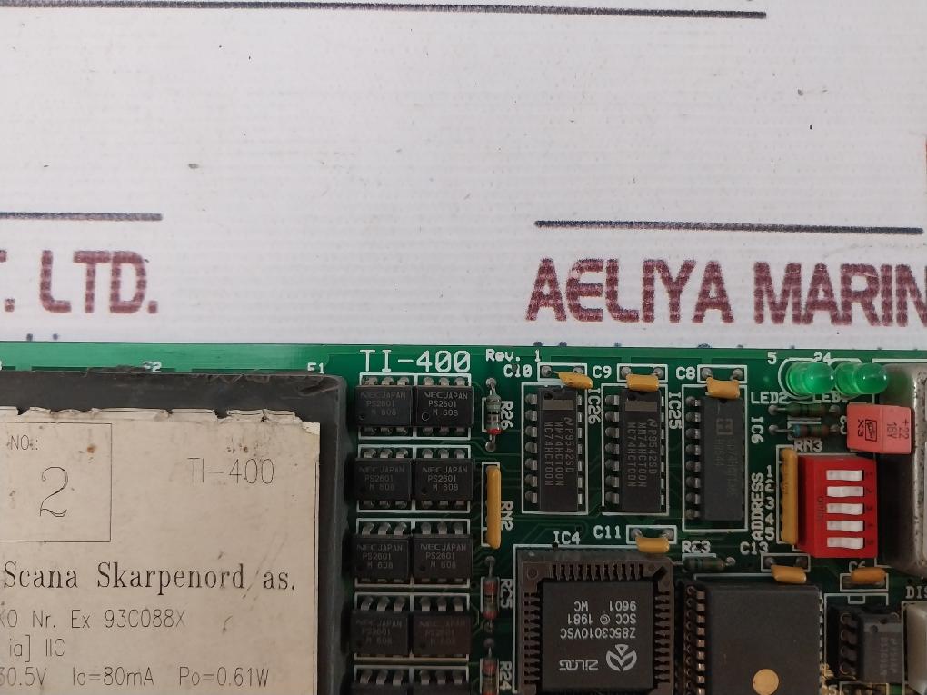 Scana Skarpenord Ti-400 Pcb Card 230V