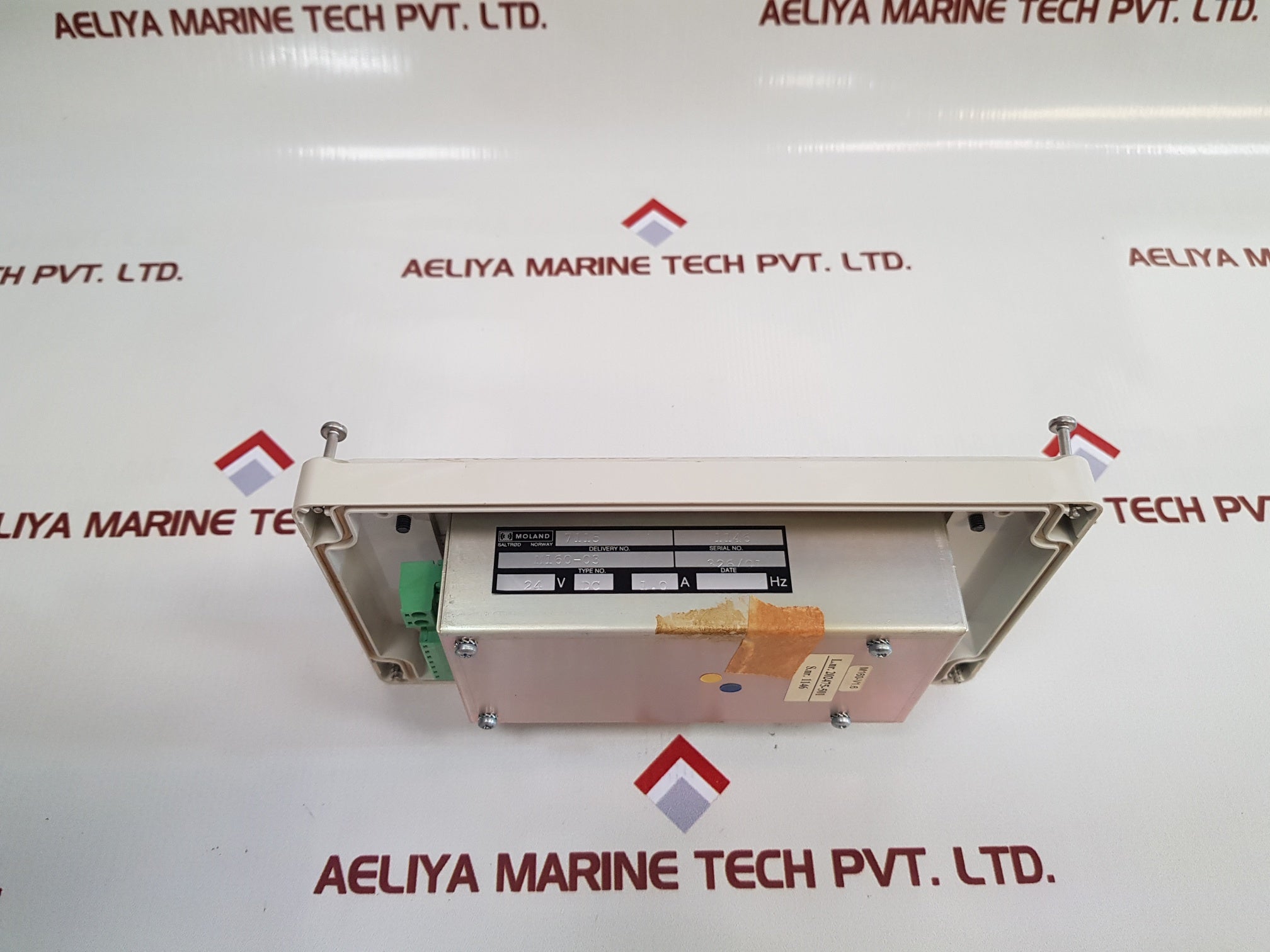 Scana Moland M160-03 Control Panel 24V Dc 1.0A Node# 7 M160-v1.6
