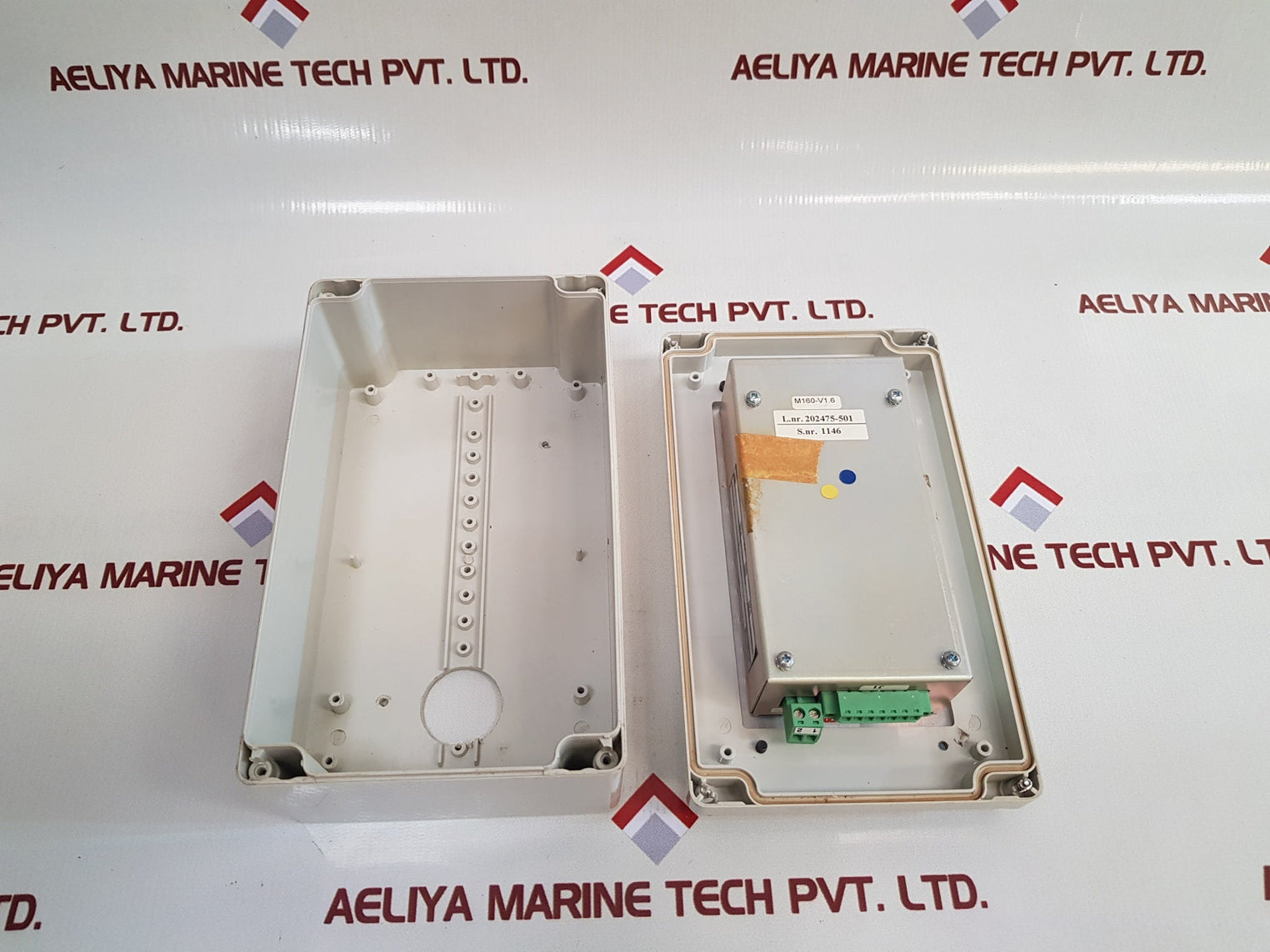 Scana Moland M160-03 Control Panel 24V Dc 1.0A Node# 7 M160-v1.6