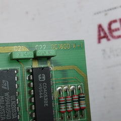 Scandinavian Electronics 92-2479 Printed Circuit Board Dc1600 K-1