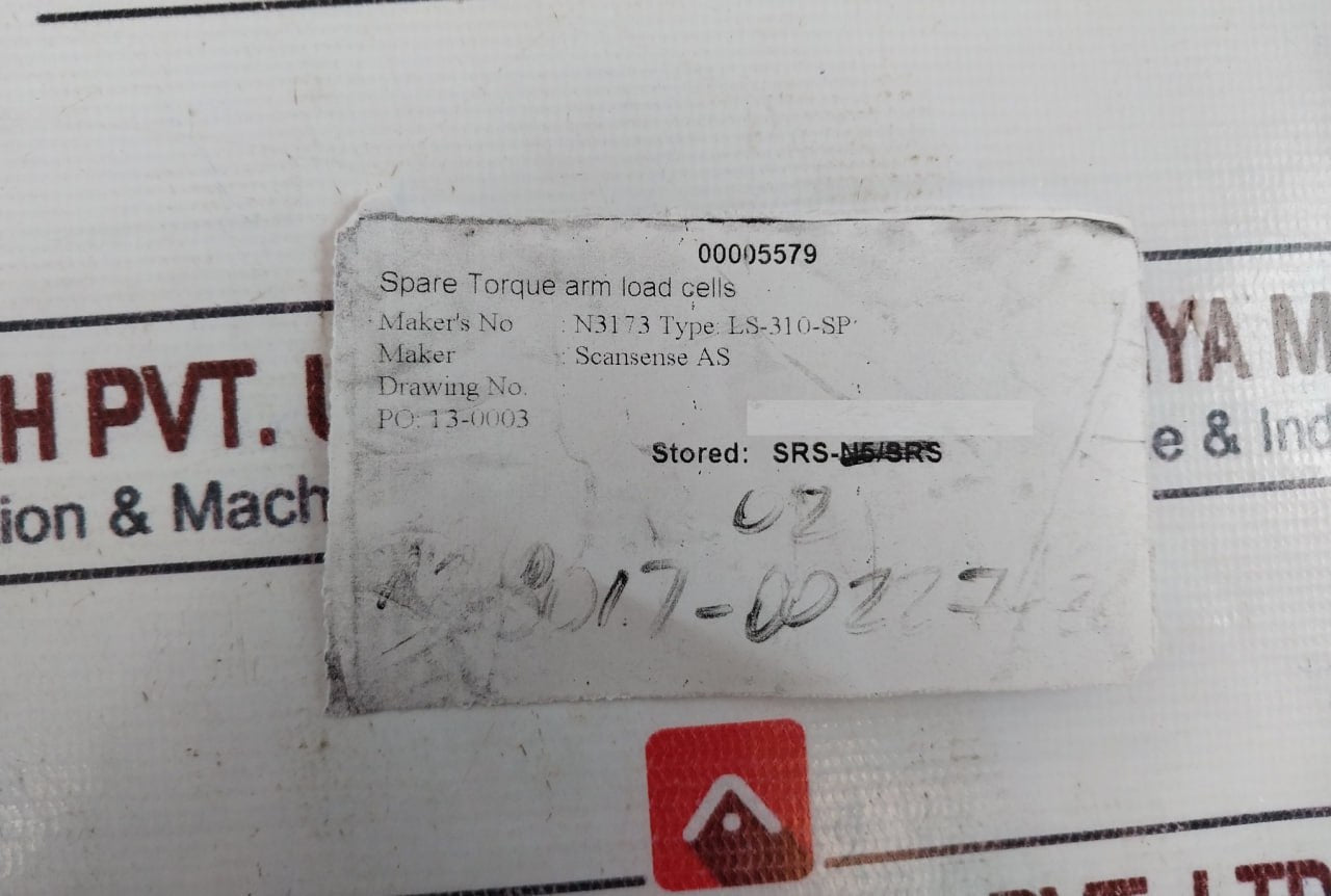 Scansense Ls-3010-sp Load Cell 28V 3 Meter