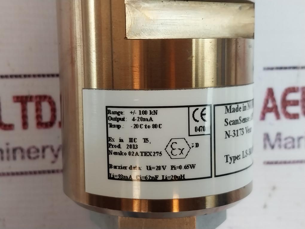 Scansense Ls-3010-sp Load Cells ±100 Kn 4-20Ma Output 3 Meter