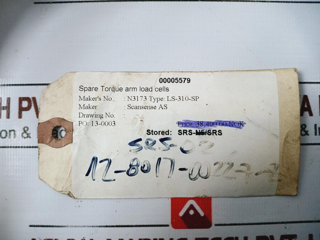 Scansense Ls-3010-sp Spare Torque Arm Load Cell ±100Kn