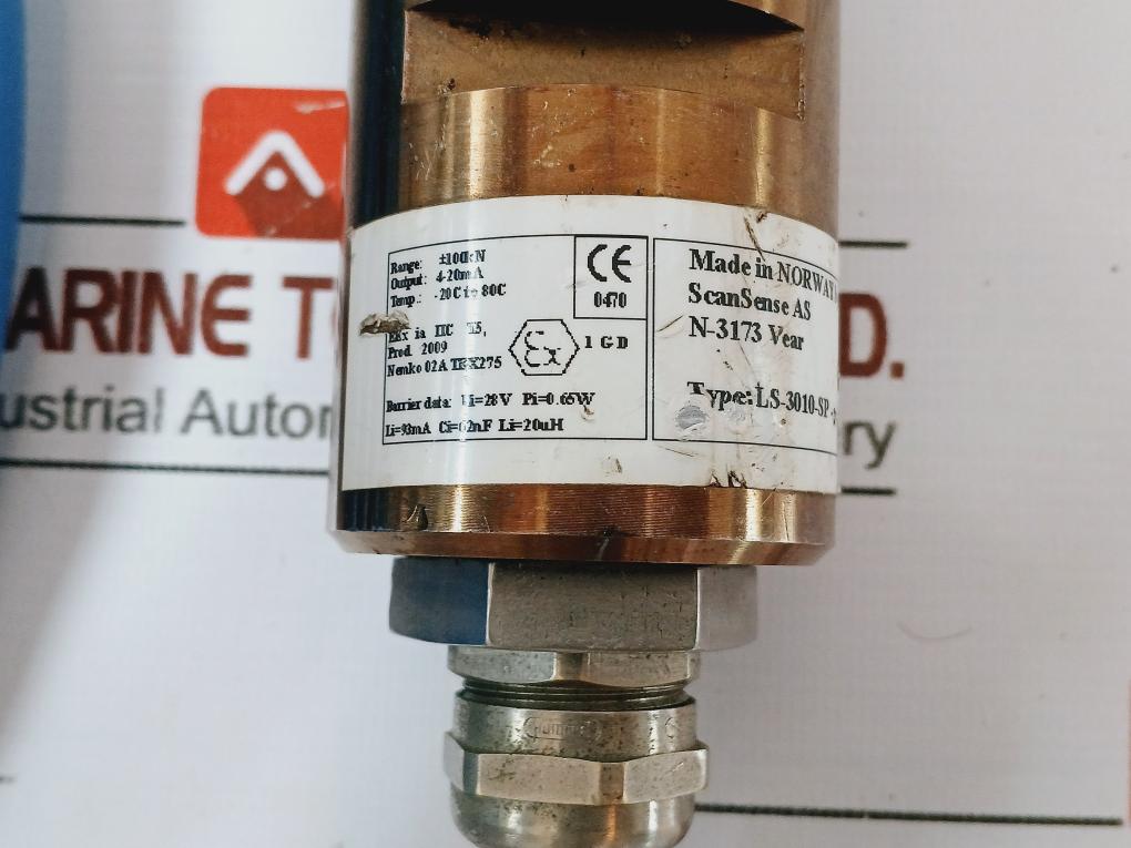 Scansense Ls-3010-sp Spare Torque Arm Load Cell ±100Kn