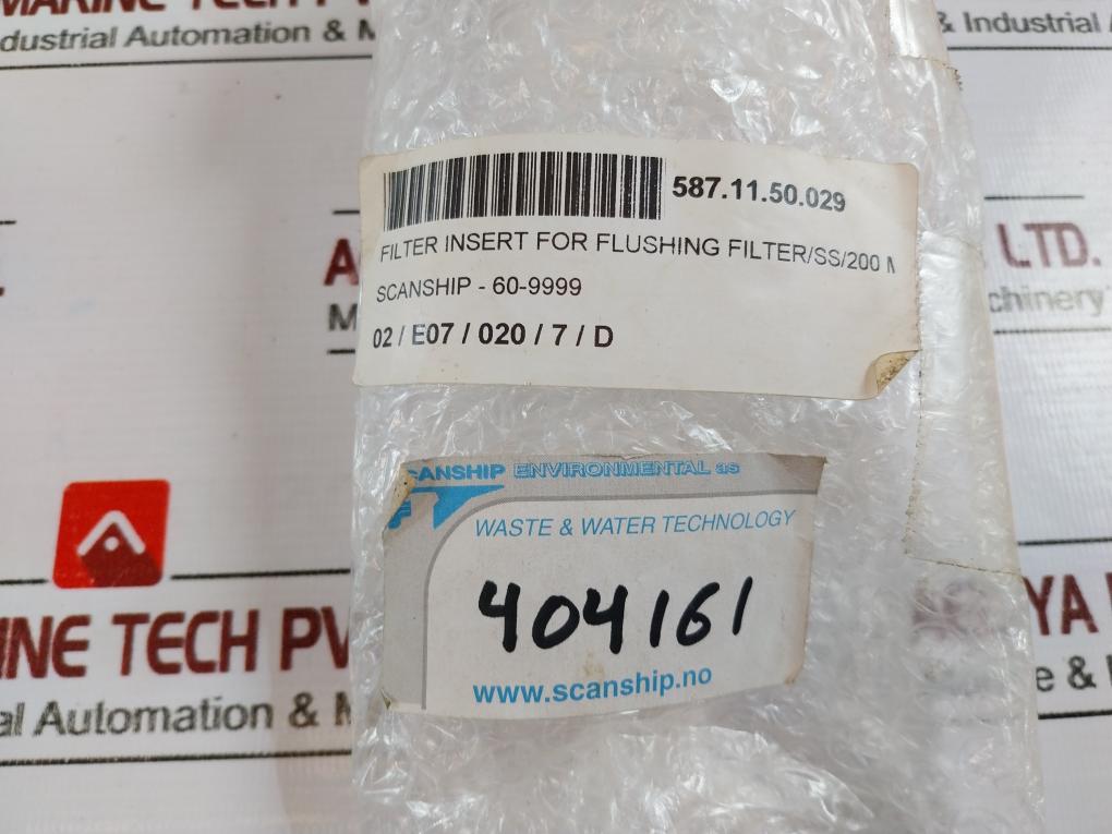 Scanship 60-9999 Flush Water Filter Insert Ss2343 200 Μm 1 1/4” 278040