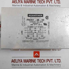 Schaffner 3 Phase Emi Rfi Line Filter 50-60Hz Fn351-36-33