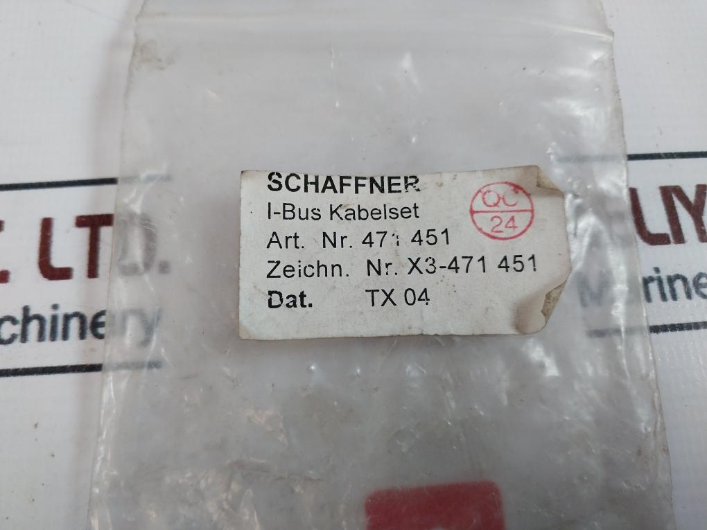 Schaffner 471 451 Connector Wiring I-bus Kabelset