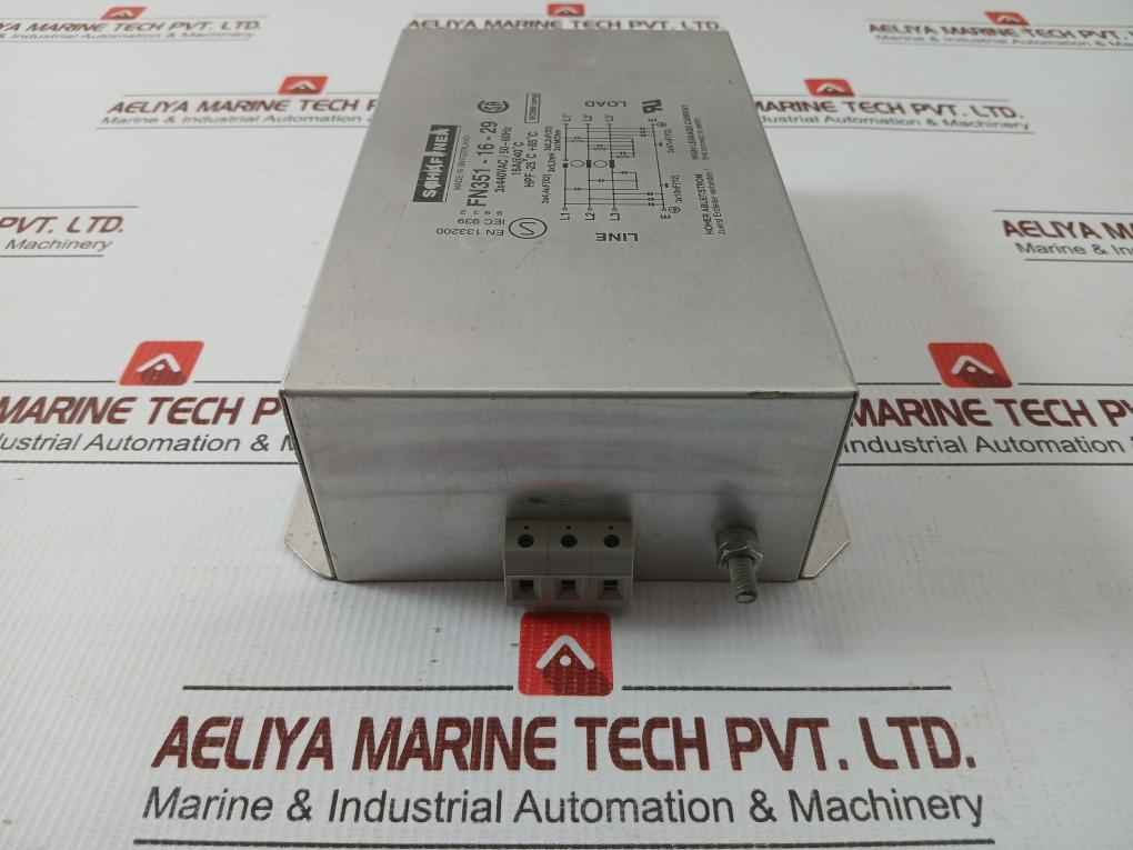 Schaffner 50-60 Hz Power Line Filter Fn351-16-29