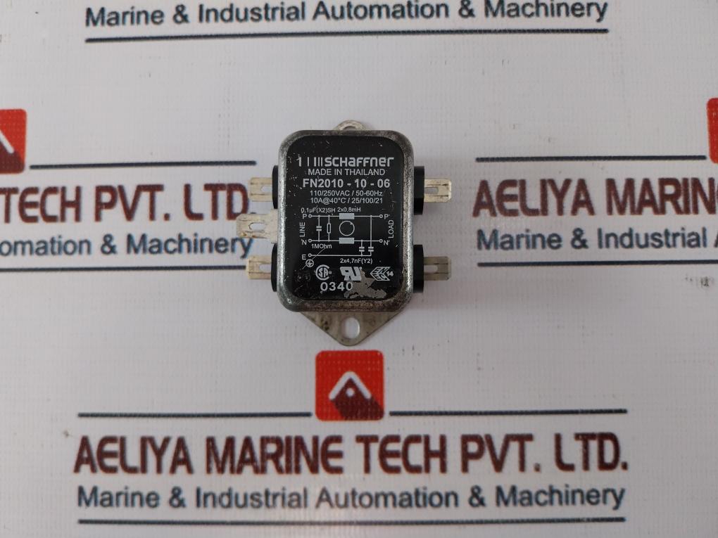 Schaffner Fn2010-10-06 Power Line Filter 50/60Hz