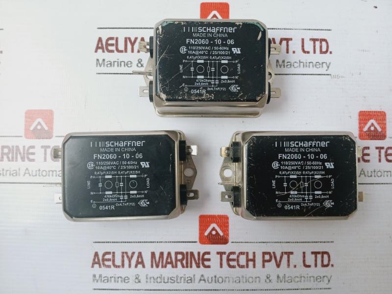 Schaffner Fn2060-10-06 Power Line Filters 0541r