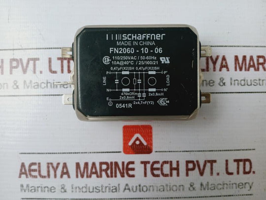 Schaffner Fn2060-10-06 Power Line Filters 0541r