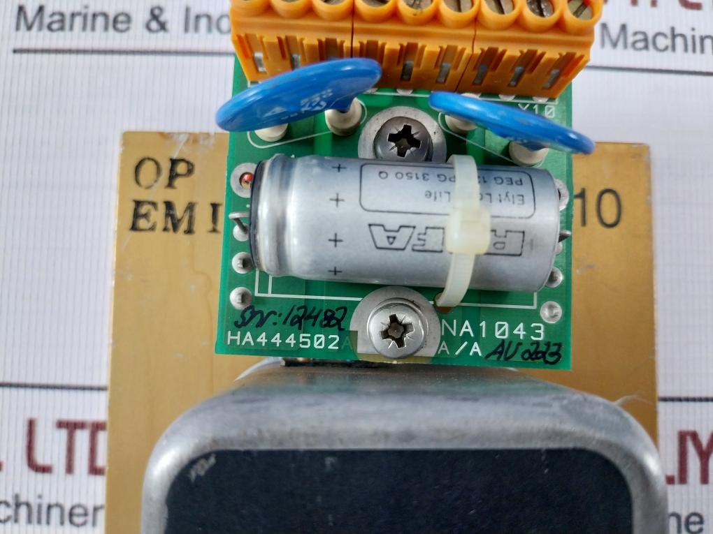 Schaffner Fn2080-10-07 Power Line Filter 110/250Vac/50-60Hz Ha444502A