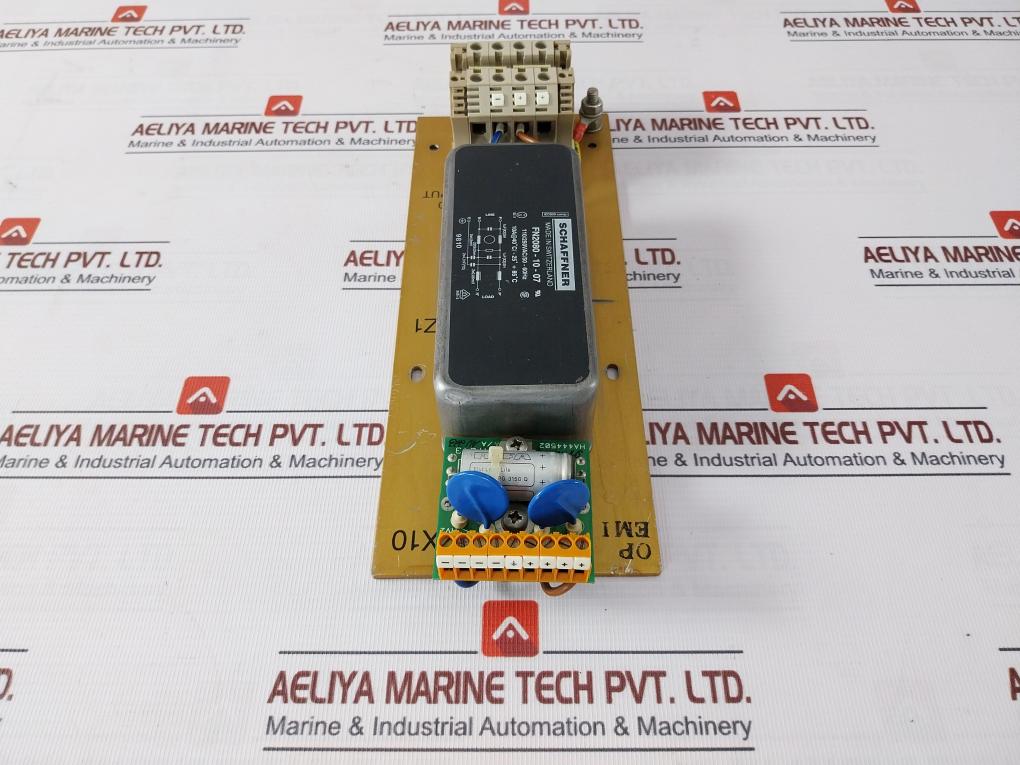 Schaffner Fn2080-10-07 Power Line Filter 110/250Vac/50-60Hz Ha444502A