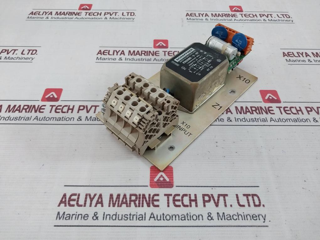 Schaffner Fn2080-3-07 Single Phase Power Line Filter 110/250Vac 50-60Hz