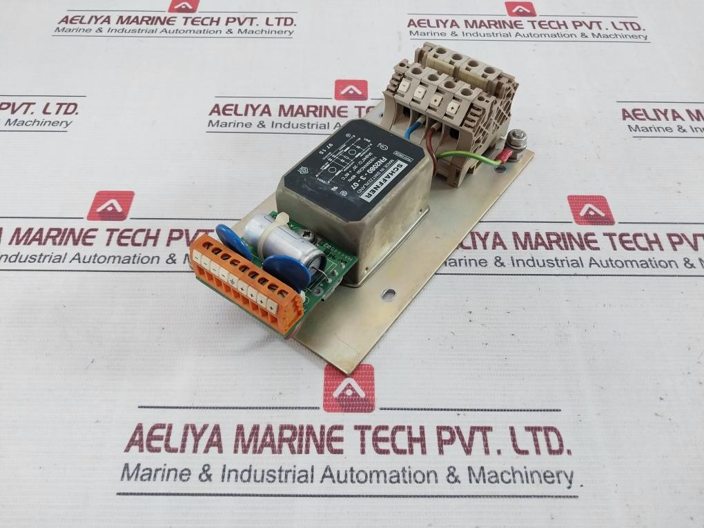 Schaffner Fn2080-3-07 Single Phase Power Line Filter 110/250Vac 50-60Hz