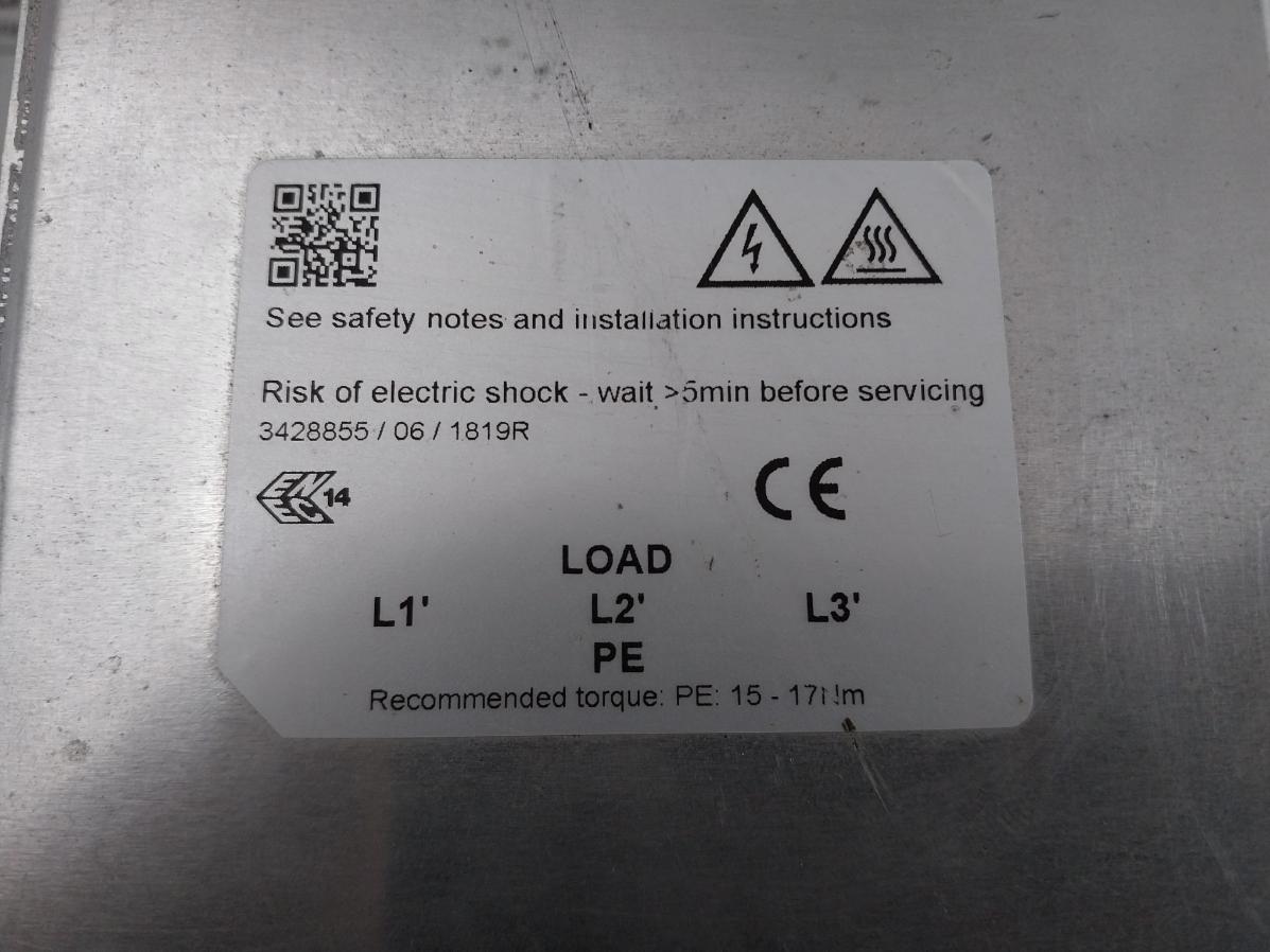 Schaffner Fn258L-250-07 Emi / Rfi Line Filter 600V 230A Stb 95