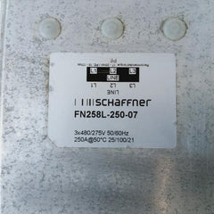 Schaffner Fn258l-250-07 Drive Converter 250a 3x480v/275v