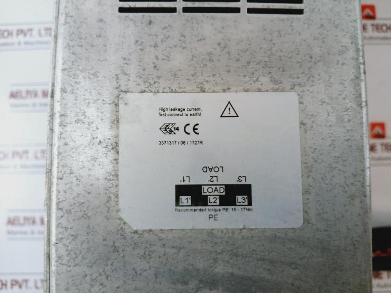 Schaffner Fn258l-250-07 Drive Converter 250a 3x480v/275v