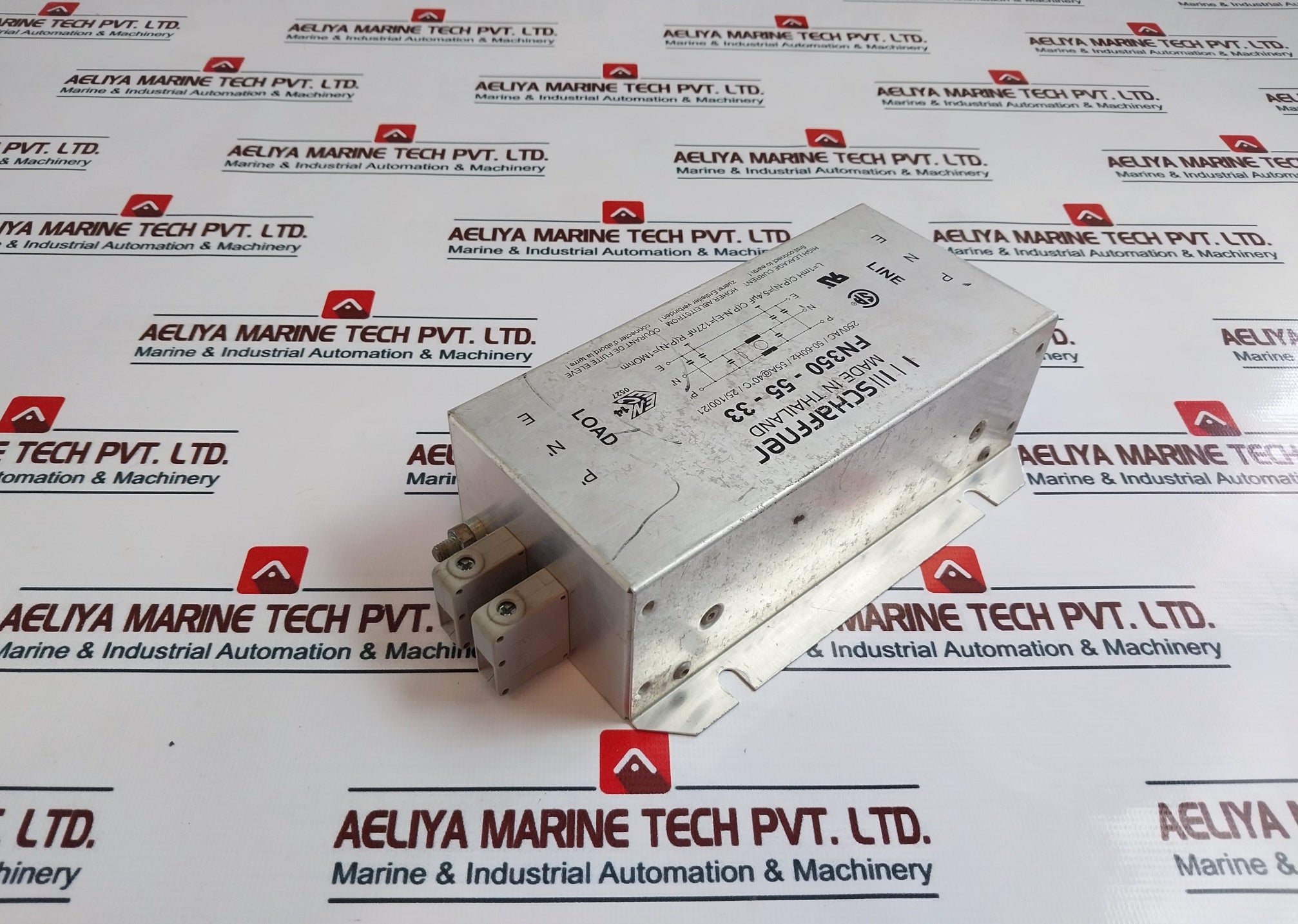 Schaffner Fn350-55-33 Motor Drive Filter 250Vac/50-60Hz/55A