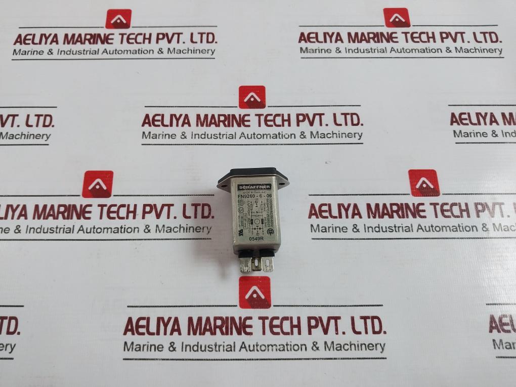 Schaffner Fn9260-6-06 Power Line Filter 120/250Vac 50-60 Hz Iec 60939 6A At 40C