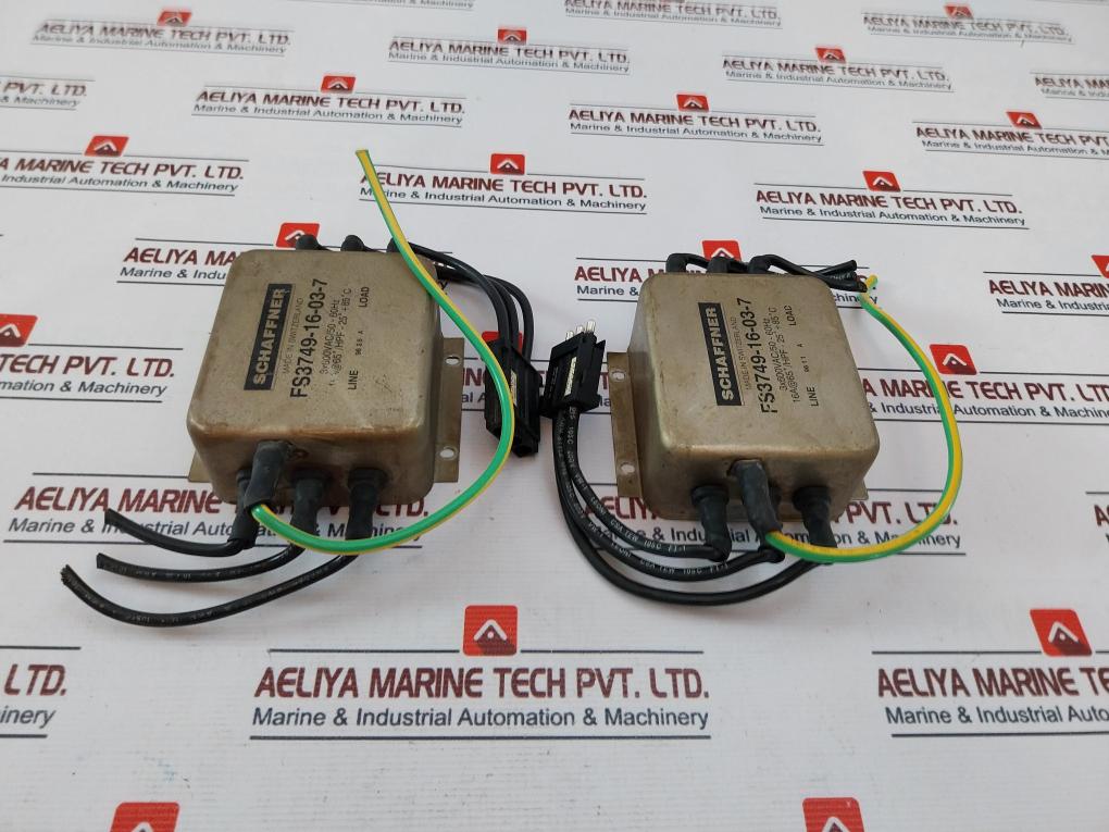 Schaffner Fs3749-16-03-7 Line Filter 3X600Vac/50-60Hz