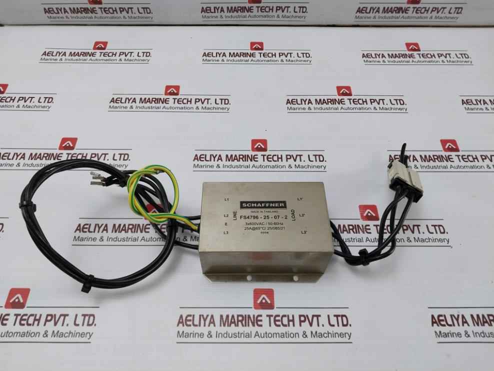 Schaffner Fs4796-25-07-2 Line Filter 3X600Vac 50-60Hz